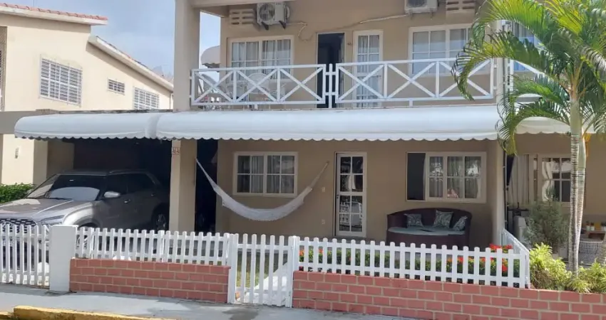 Casa no litoral alto padrão 140m² | 3 quartos + escritório | mobiliado | lazer completo em condomínio porto caribe, paulista/pe