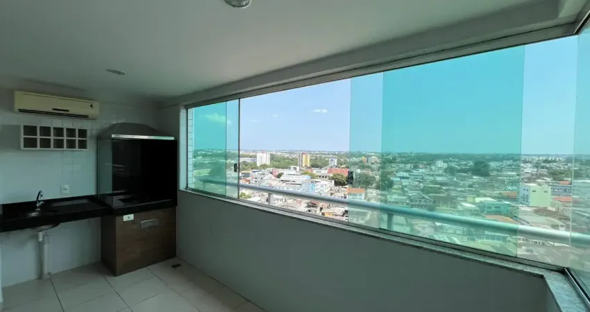 Parque 10, cond gardem clube, 120m2, 1 suíte, + 2 smi-suíte, varanda goumert