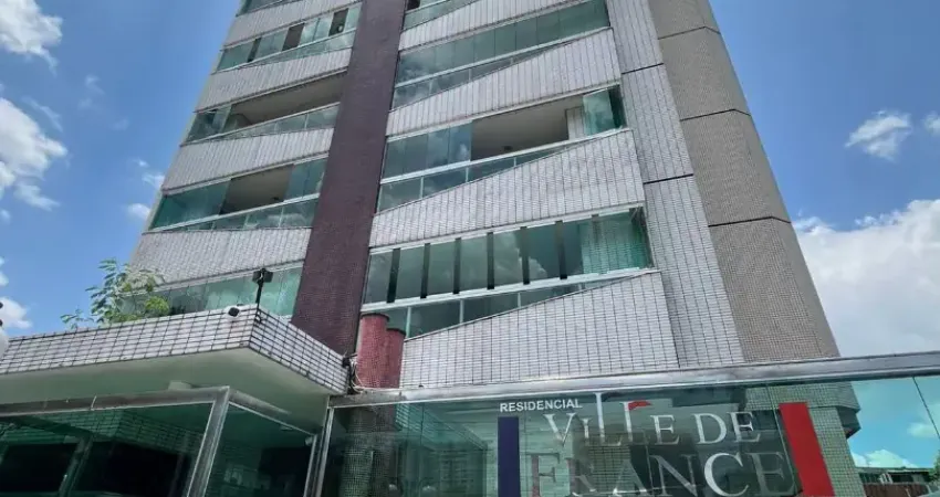 Cond. ville de france, 109m2, 3 suites, sala para 2 ambientes, andar biaxo, 2 vagas.