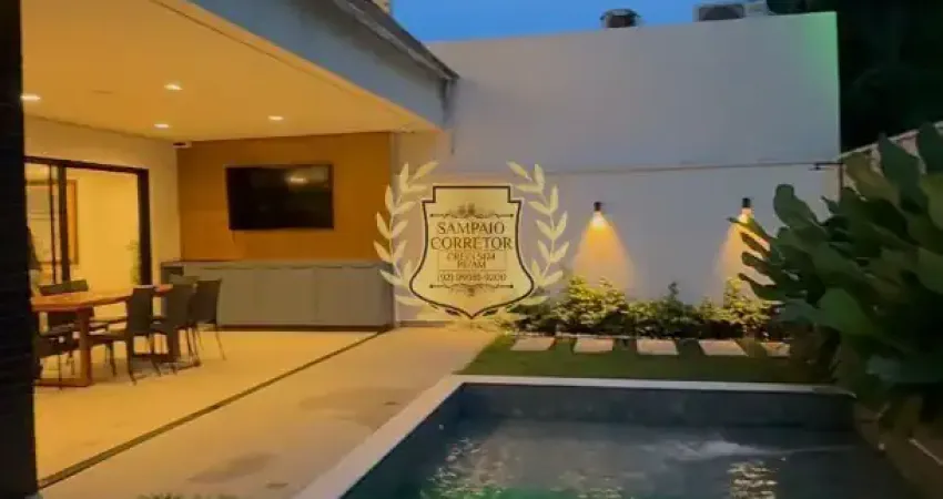 Ponta negra,100% mobiliada 3 suítes, sendo 1 master, piscina e churrasqueira