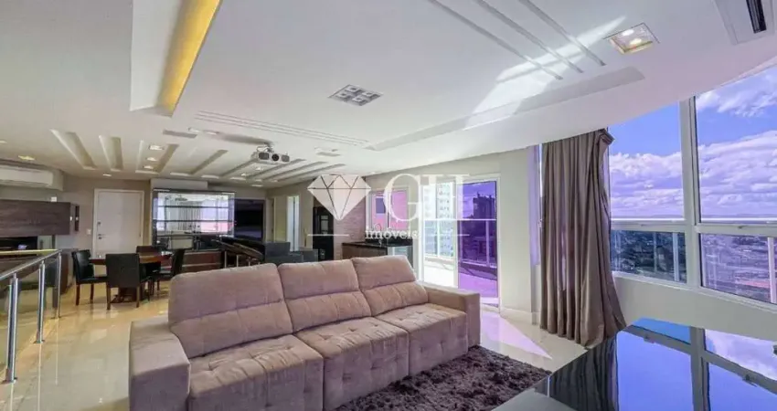 Apartamento duplex com 3 suítes à venda, 280 m² por r$ 2.000.000 -ed. monet -estrela - ponta grossa/pr