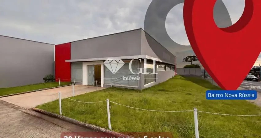 Sala comercial com 5 salas para alugar no Nova Rússia, Ponta Grossa 