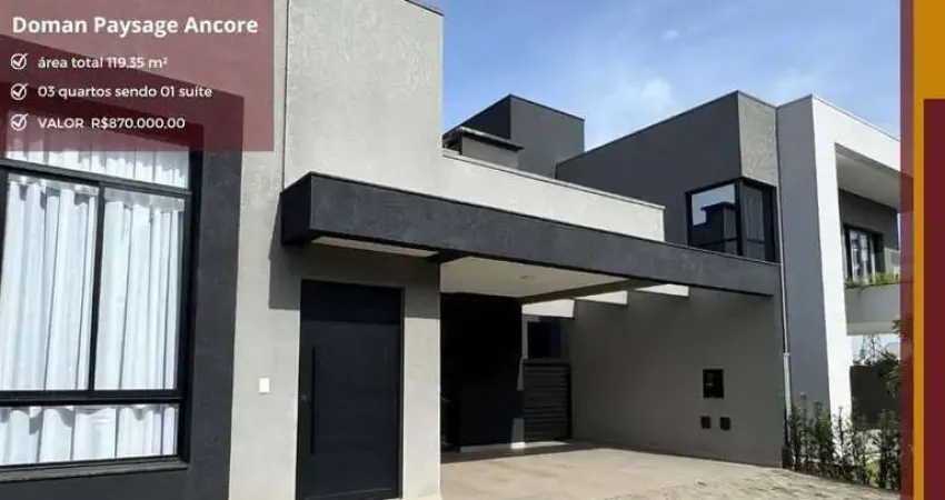 Casa em condomínio fechado com 3 quartos à venda na Rua Aderly Turek, Cará-cará, Ponta Grossa