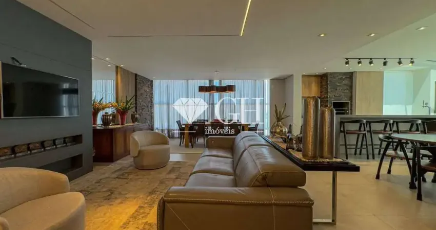 Apartamento duplex com 3 suítes à venda, 231 m² por r$ 1.980.000,00 - oficinas - ponta grossa/pr