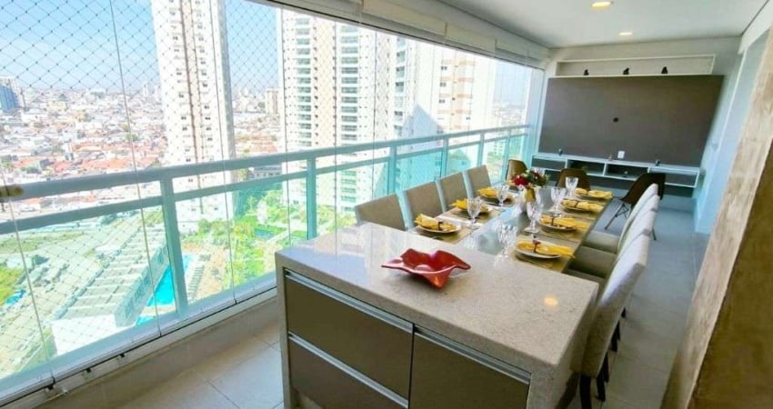 Apartamento com 3 dormitórios para alugar, 125 m² por R$ 9.200/mês - Vila Mogilar - Mogi das Cruzes/SP