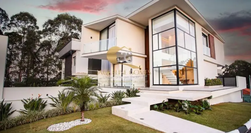 Casa em condomínio para locação em arujá, condomínio real park, 4 dormitórios, 4 suítes, 6 banheiros, 4 vagas