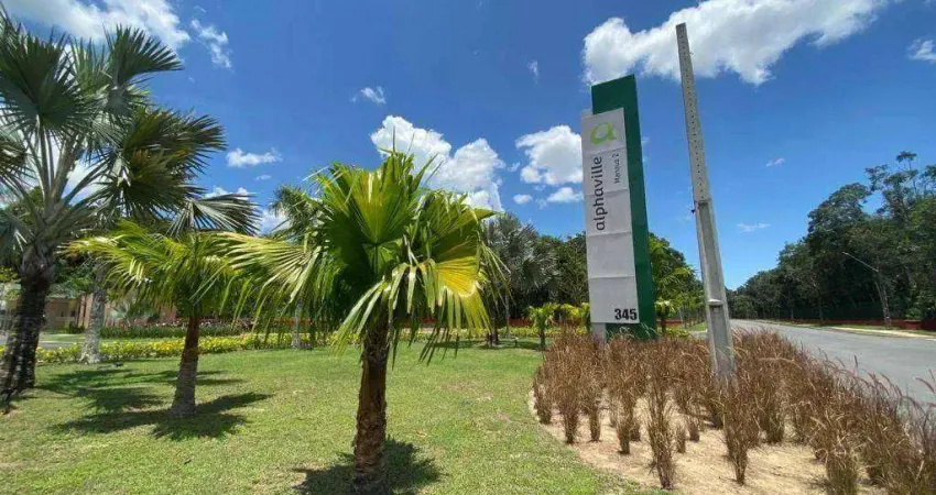 Terreno à venda no alphaville 2 com 510 m² - ponta negra - manaus/am