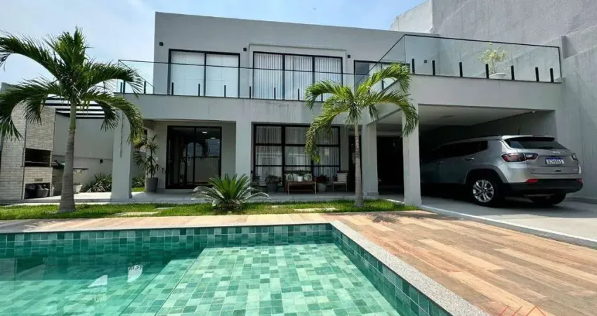 Casa com 4 suítes à venda no cond. dos advogados, 360 m² por r$ 1.800.000 - ponta negra - manaus/am