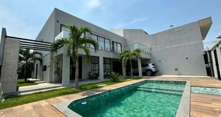 Casa 100% Mobiliada com 4 suítes à venda no Cond. dos Advogados, 360 m² por R$ 1.800.000 - Ponta Negra - Manaus/AM