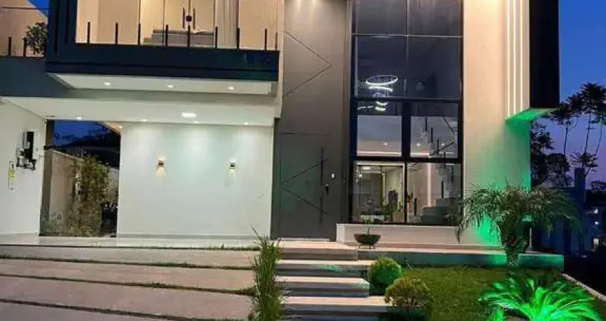 Casa com 4 suítes à venda no cond. morada dos pássaros, 360 m² por r$ 2.350.000 - ponta negra - manaus/am