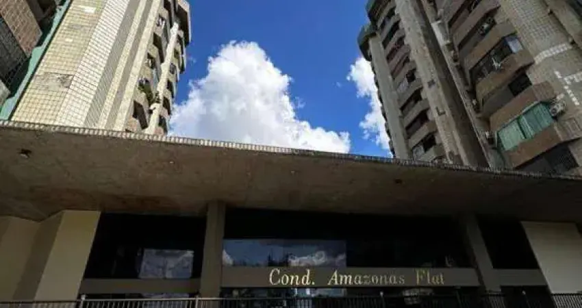 Apartamento com 1 dormitório para alugar, 55 m² por r$ 2.500/mês - amazonas flat, parque 10 de novembro - manaus/am