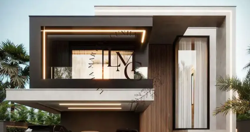 Casa à Venda no Tamboré 10 - 489 m² (área construída), 4 suítes, piscina, 3 vagas de carro