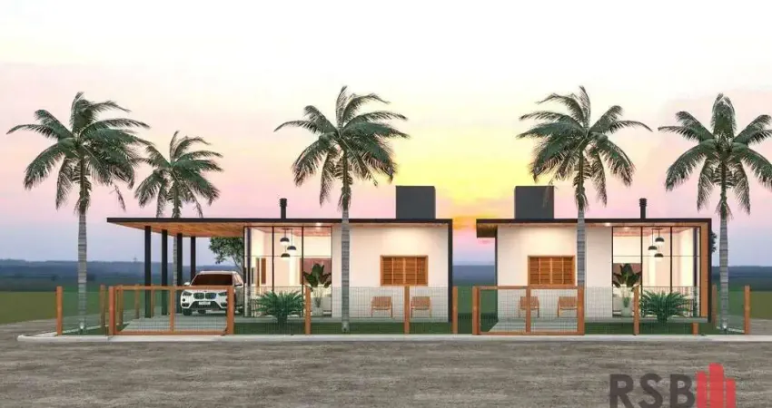 Casa com 2 dormitórios à venda, 77 m² por R$ 345.000,00 - Jardim America - Passo de Torres/SC