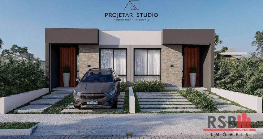 Casa com 2 dormitórios à venda, 66 m² por R$ 278.000 - Jardim America - Passo de Torres/SC