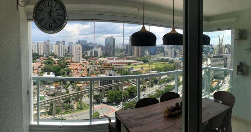 Apartamento para Venda em São Paulo, Brooklin Paulista, 1 dormitório, 1 suíte, 1 banheiro, 1 vaga