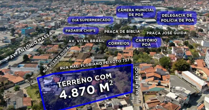 Terreno à venda na Rua Marechal Floriano Peixoto, Centro, Poá