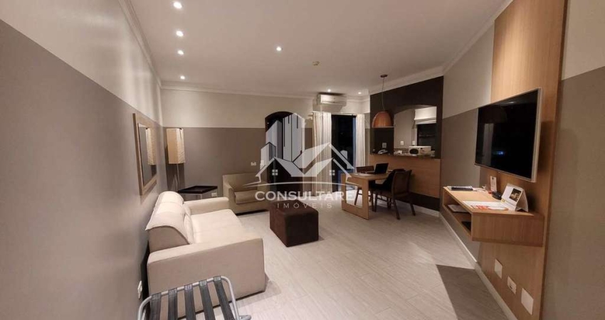 Flat com 1 quarto, Gonzaga, Santos - R$ 435 mil, Cod: 23493