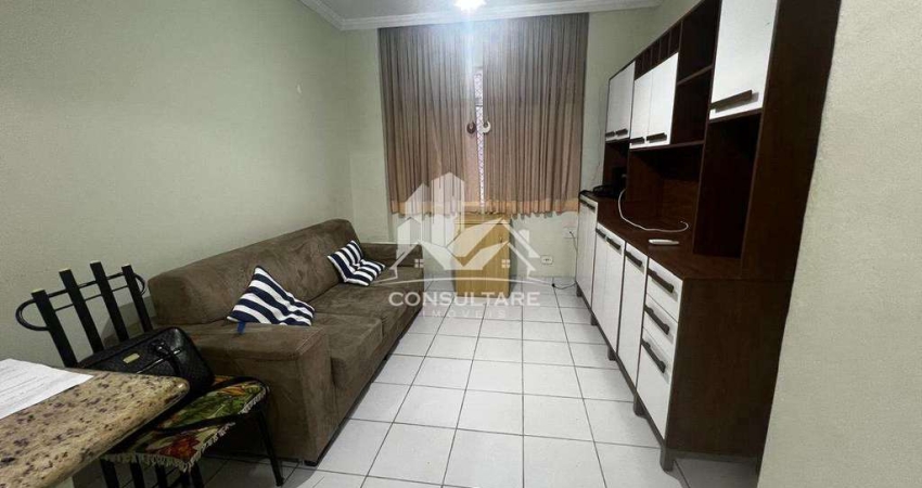 Apartamento com 1 quarto, José Menino, Santos - R$ 300 mil, Cod: 27195