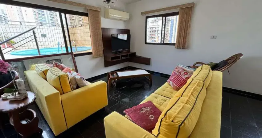 Cobertura com 4 quartos para alugar na Avenida Bernardino De Campos, Pompéia, Santos