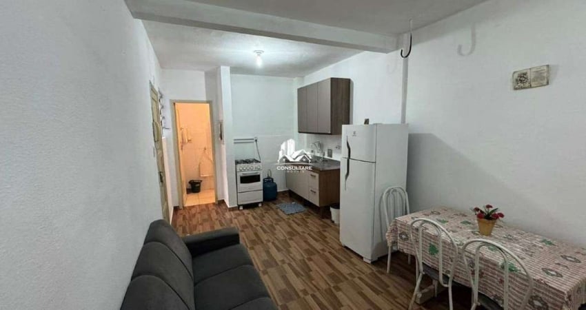 Sala Living mobiliado para locação no Centro de São Vicente, REF: 5048 ADM