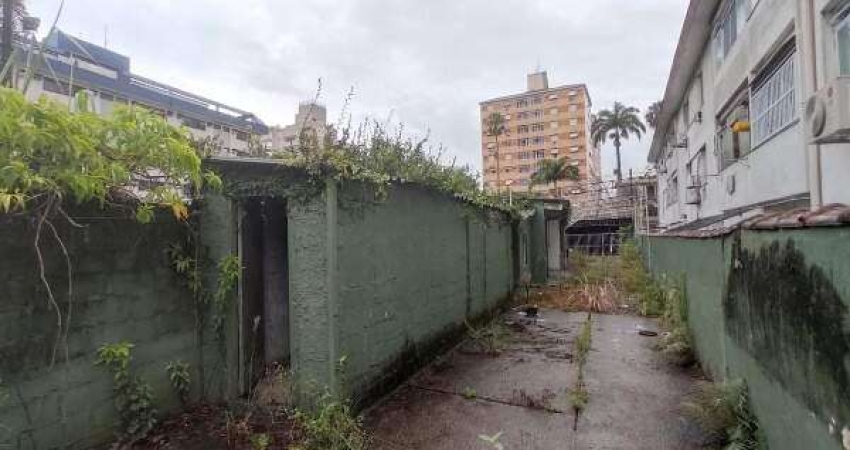 Terreno comercial para alugar na Vila Mathias, Santos 