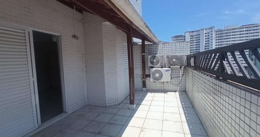 Cobertura com 2 quartos para alugar no José Menino, Santos 