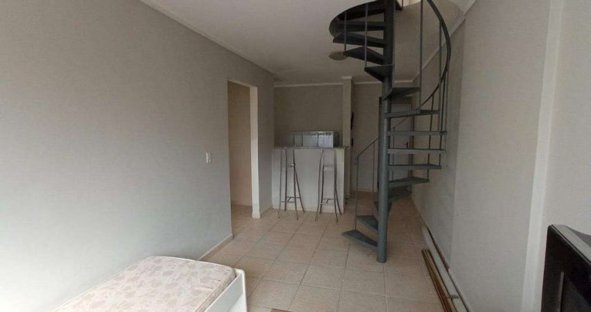 Cobertura com 2 quartos para alugar no José Menino, Santos 