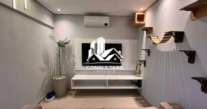 Apartamento à venda, 1 quarto, 1 vaga, Vila Mathias - Santos/SP