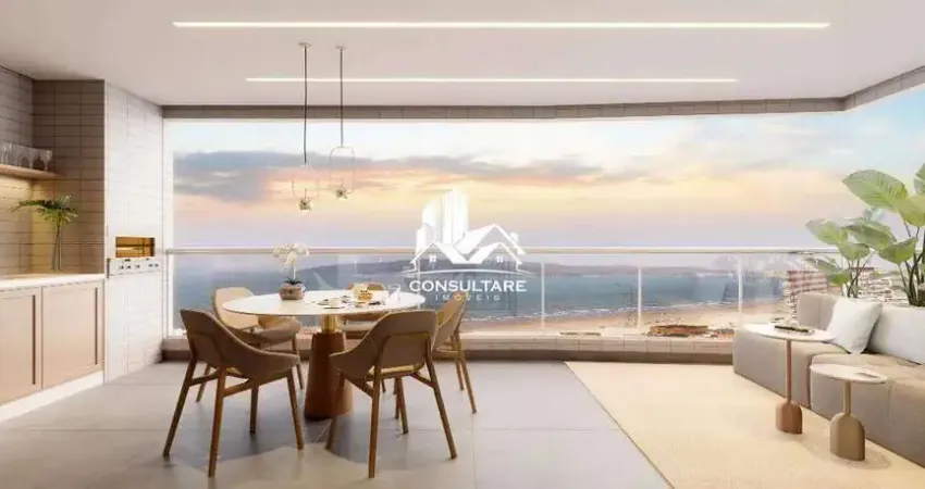 Castell Di João Paulo: o prédio mais alto de Santos com 3 suítes, varanda gourmet, lazer completo e mirante panorâmico. Lançamento Macuco.