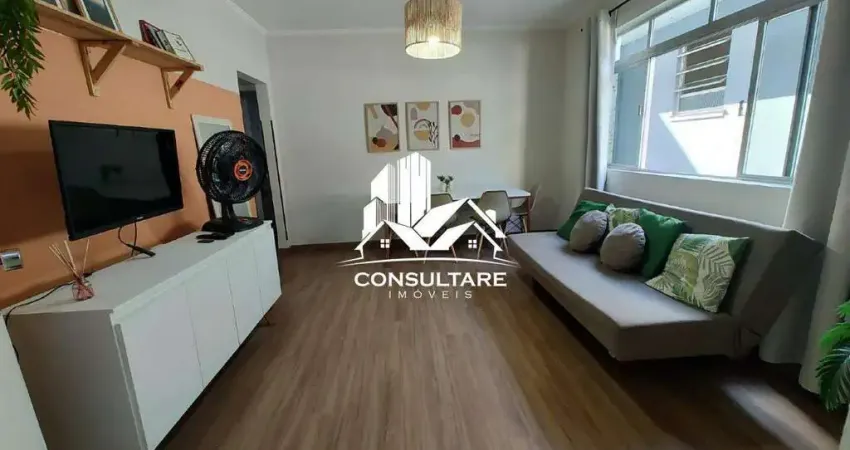 Apartamento mobiliado com 75m², 2 dormitórios e garagem fechada, bairro encruzilhada