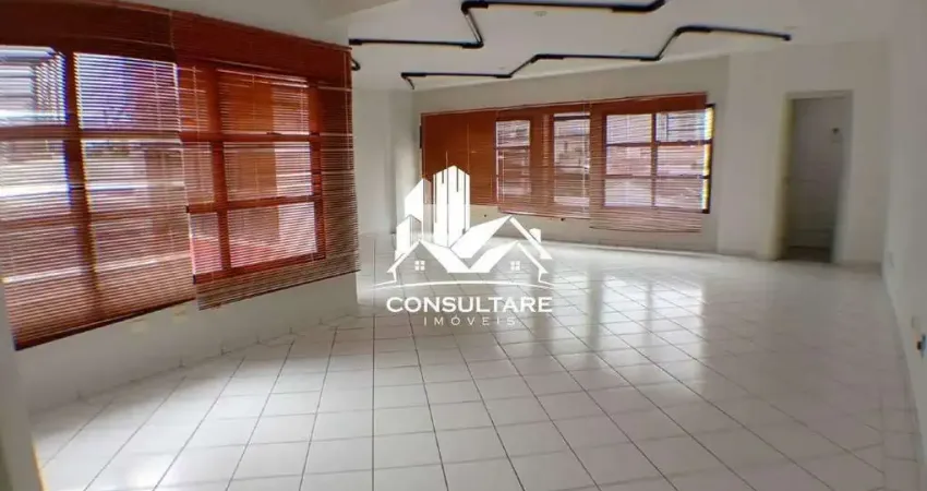 Sala comercial ampla com copa, 2 banheiros e vaga à venda por r$ 320.000 – santos/sp