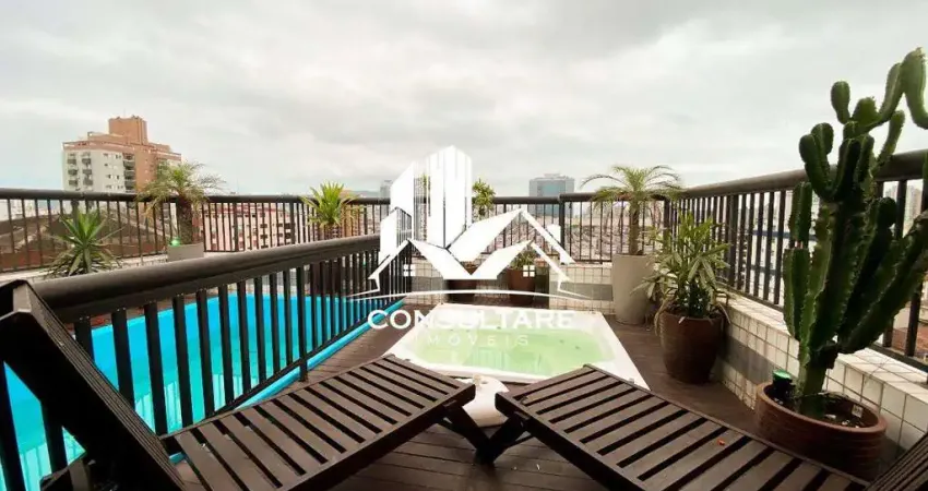 Cobertura com 5 quartos à venda na Rua Professor Torres Homem, Aparecida, Santos