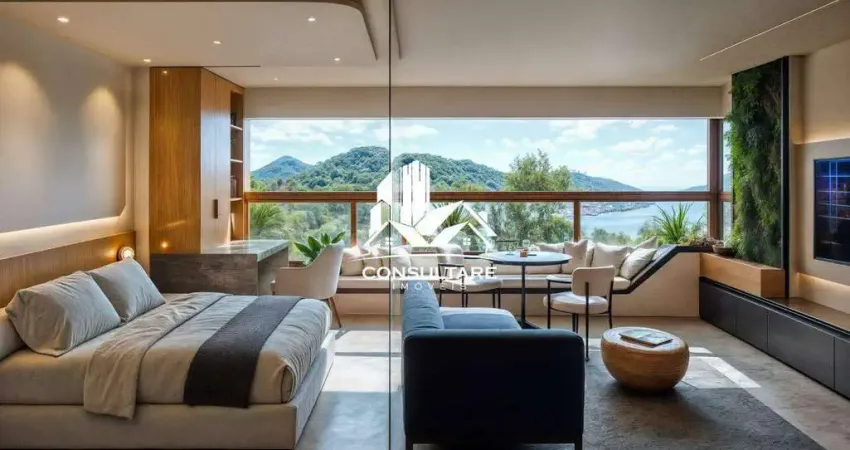 Studio em edifício alto padrão em são vicente, em construçãoi - a partir de r$ 340.008,00 cod 5416 cps