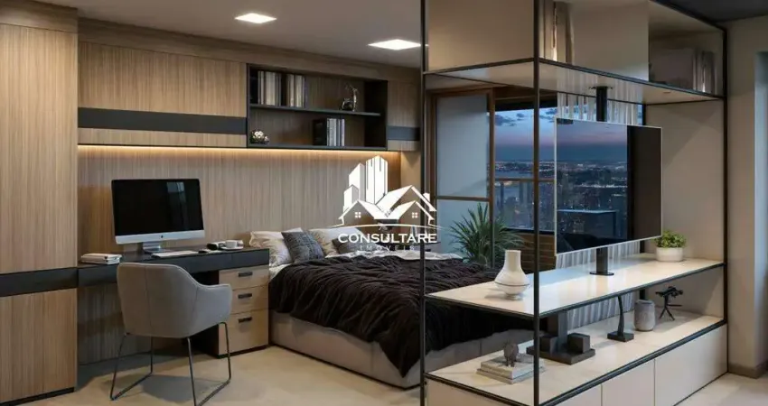 Studio garden em edifício alto padrão em são vicente, em construção cod 5410 cps