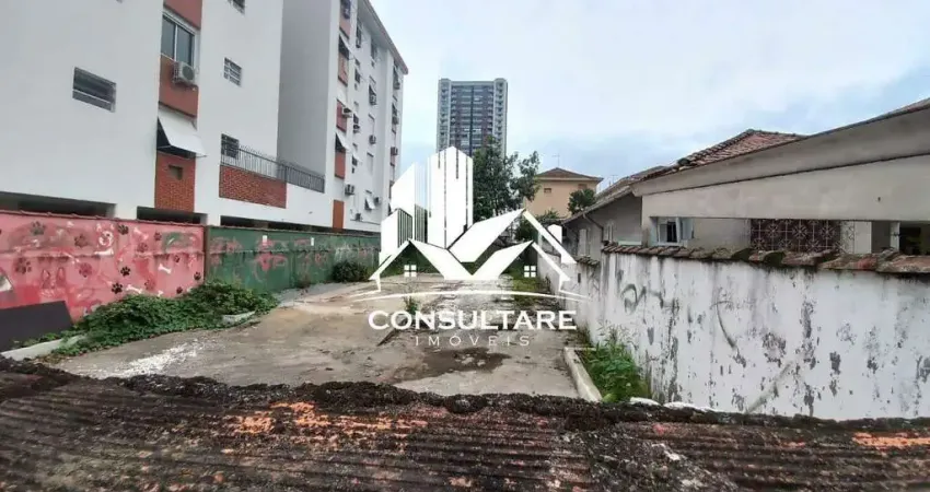 Terreno/lote para comprar, 334,80m².bairro aparecida, santos/sp.