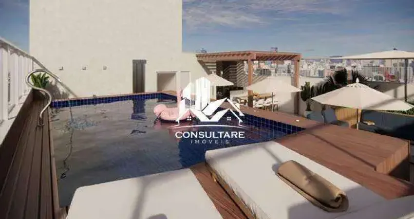 Apartamentos com 1 ou 2 dormitórios com lazer no bairro biquinha em são vicente - sp