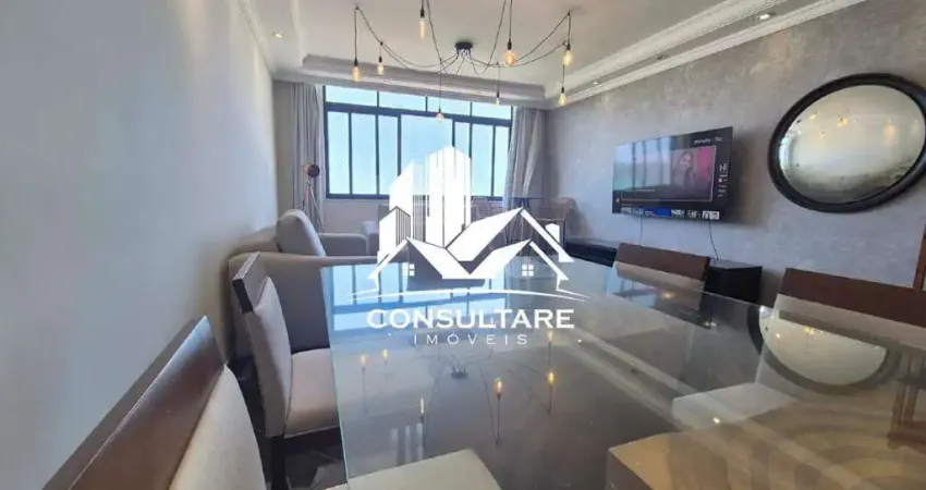 Apto alugar - 3 dorms, praia - gonzaga - santos/sp r$ 9,5 mil cod.: 5569