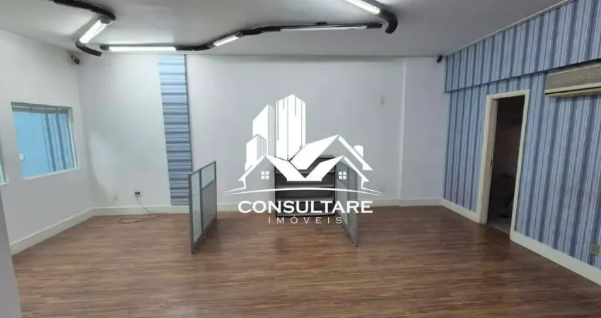Sala comercial - locação no centro de santos - 70 m² - r$ 2.4 mil - cod.: 5600