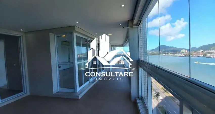 Apartamento 3 suítes, 189m² , 3 vagas demarcadas, à venda bairro ponta da praia , santos/sp.