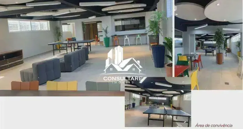 Sala comercial para locação - 100m² - vila matias - santos-sp
