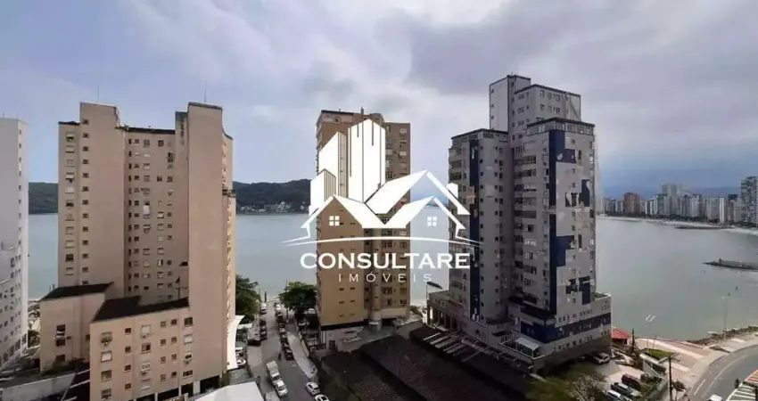 Apartamento 2 dormitórios com vista para o mar – frente, itararé, são vicente