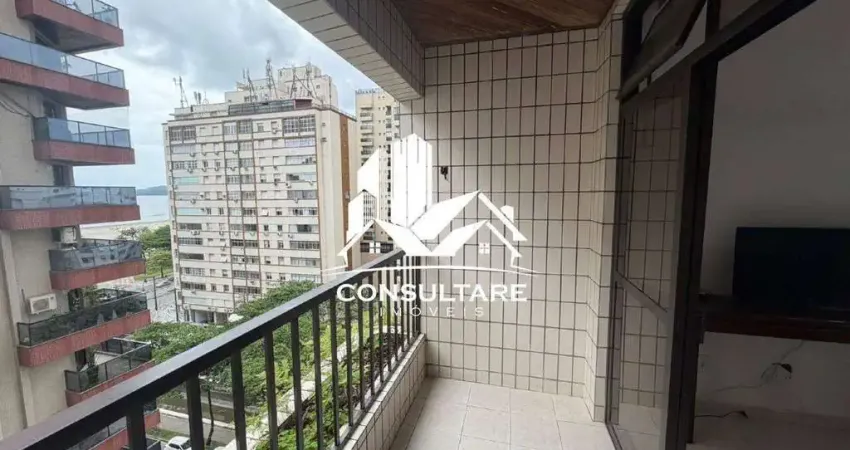 Apartamento à venda – 3 dormitórios com vista para o mar – gonzaga, santos
