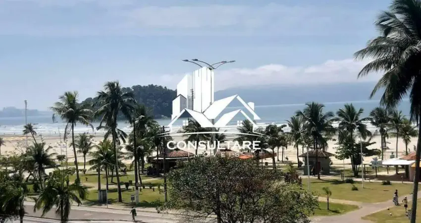 Aluguel de apartamento living 27m².em são vicente/sp, bairro itararé, orla da praia, vista livre, portaria 24h