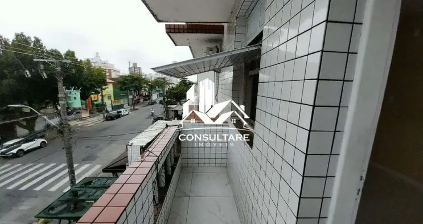 Apartamento à venda com 2 quartos com sacada no bairro vila belmiro, santos/sp.