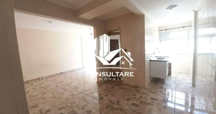 Apartamento Living amplo localizado no Bairro Gonzaguinha em São Vicente/SP., 40m², com divisão para 1 dormitório.