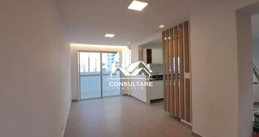 Cobertura com 3 suítes, marapé, santos - r$ 15.000,00 pacote cod: 5835 cps