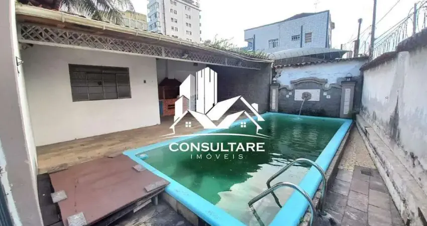 Venda casa 434m². com piscina 3 quartos ,4 vagas - bairro gonzaguinha, são vicente/sp.