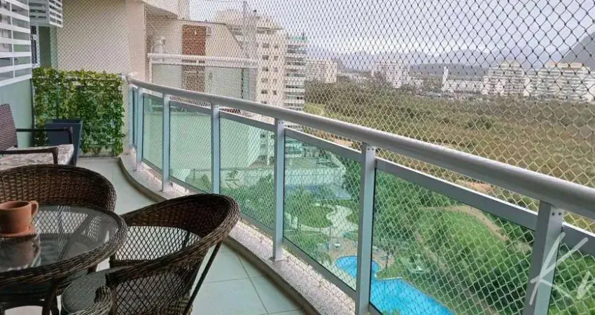 Excelente apartamento amplo e andar alto - blue - barra da tijuca