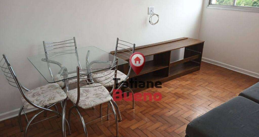 Apartamento com 1 dormitório para alugar, 57 m² por R$ 3.393,00/mês - Vila Adyana - São José dos Campos/SP