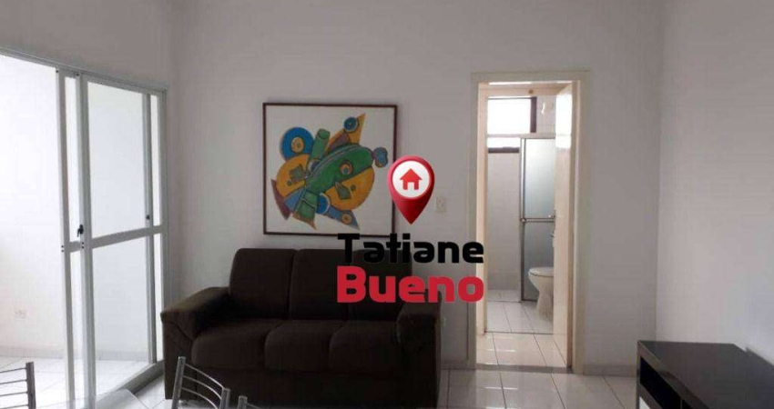 Apartamento com 1 dormitório para alugar, 50 m² por R$ 3.090,00/mês - Jardim São Dimas - São José dos Campos/SP